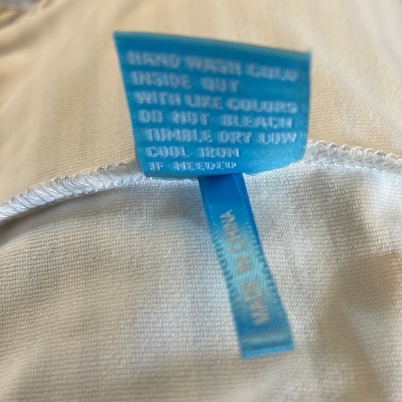 J. McLaughlin Sophia Dress Stripes White Gray Black Medium - Picture 7 of 10